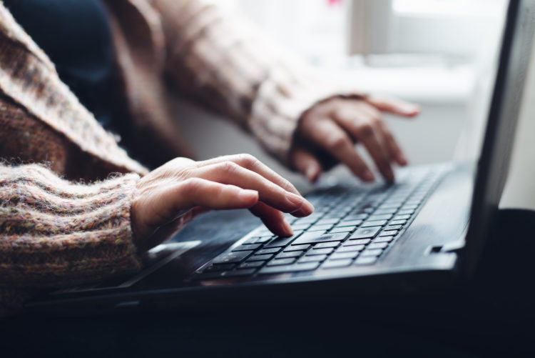 Stock photo of laptop