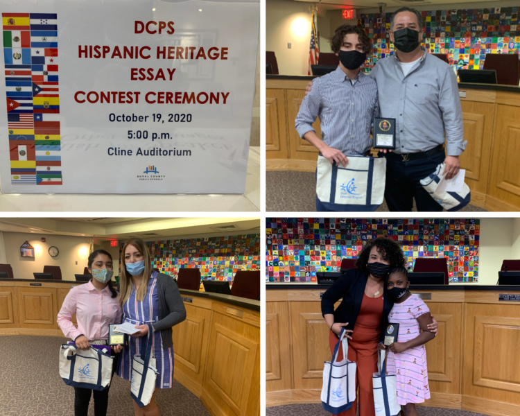 Students pay tribute to their heroes during Hispanic Heritage Essay Contest Ceremony