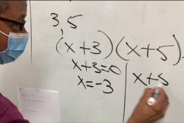 YMWLA algebra teachers discusses his approach to helping students master math