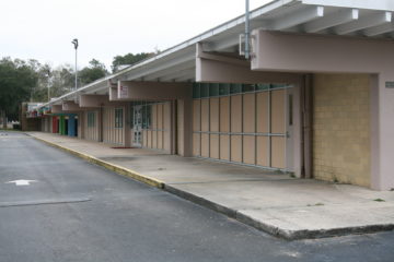 Outside of Rutledge Pearson Elementary