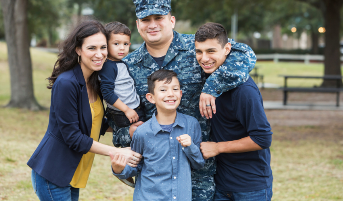 Military Family Photo