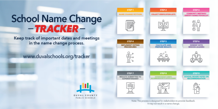 School name change tracker