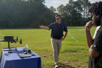 CSX staff conducts drone demonstration