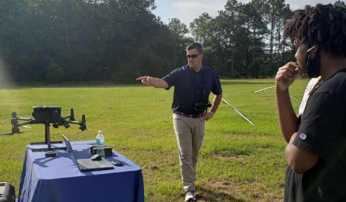 CSX staff conducts drone demonstration