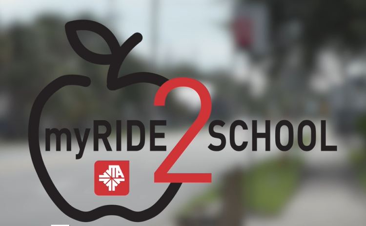 JTA My Ride 2 School logo