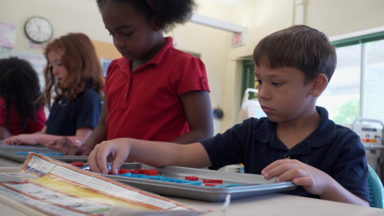 Students participating in the UFLI program.