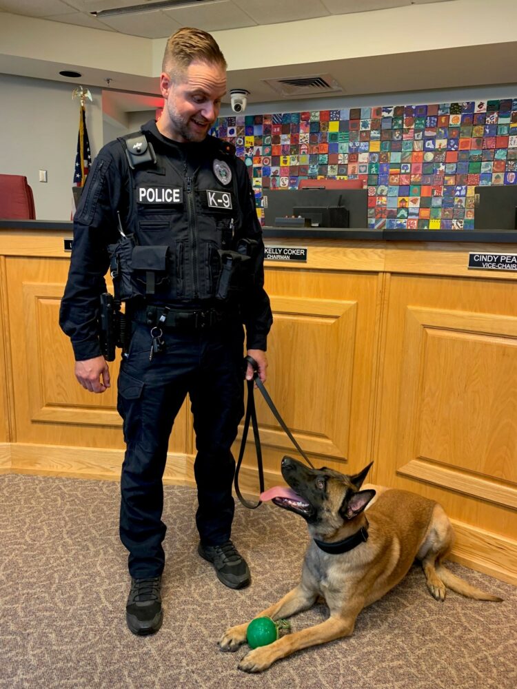 Duval County School Police dog K9 Maverick