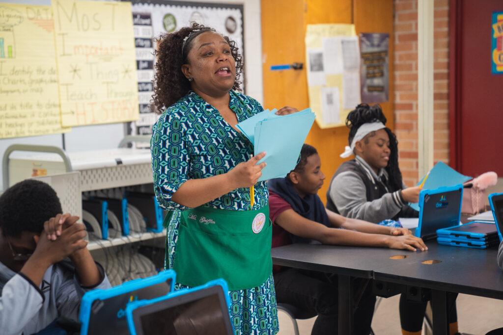 Jenecy Griffin at William M. Raines High School